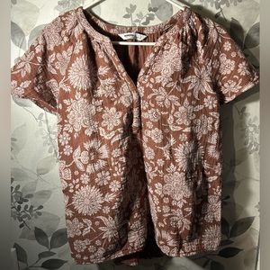 NWOT Women’s Flutter sleeve Sonoma Blouse Size small